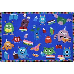 Monster Readers Multi 7'8" x 10'9" Rug