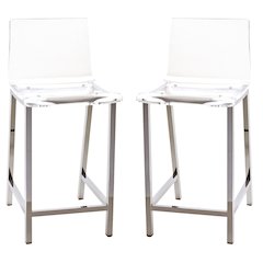 Acrylic Counter Stool - Set of 2