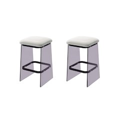 Yale Counter Stool-Black - Set of 2