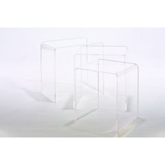 Acrylic Nesting Tables -Set of 3