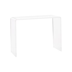 Clear Lucite Acrylic Slim Console Table 15-Inch Wide