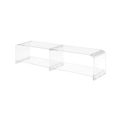 Richard Two-Tier Acrylic TV Stand