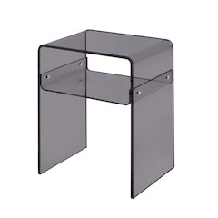 Boyd Acrylic End Table  - Smoke