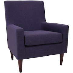 Emma Arm Chair - Eggplant