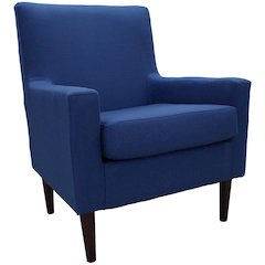 Emma Lounge Chair - Marine Blue