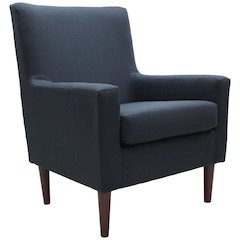 Emma Lounge Chair - Midnight Blue