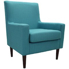 Emma Lounge Chair - Teal Blue