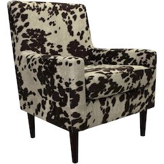 Emma Arm Chair - Cowhide Brown