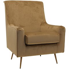 Lana Mid Century Arm Chair - Chantel Taupe