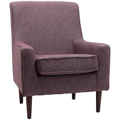 Laura Mid Century Arm Chair - Terrace Plum Purple