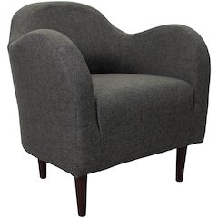 Julian Mid Century Arm Chair - Gray