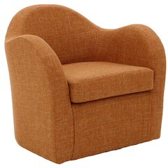 Bix Maxx Swivel Chair  - Blake Saffron