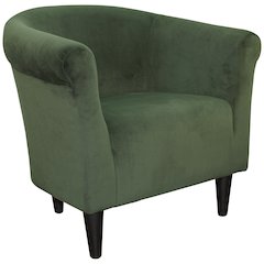 Savannah Club Chair - Microfiber Forrest Green