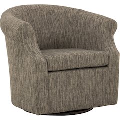 Nikole Swivel Chair  - Hampden Charcoal