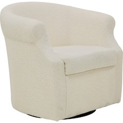 Nikole Swivel Chair  - Oslo Ivory
