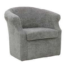 Nikole Swivel Chair  - Oslo Pewter