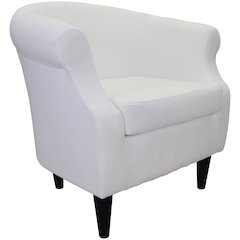 Nikole Club Chair - Depalma Ivory