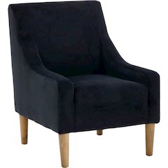 Shea Lounge Chair - Bella Black