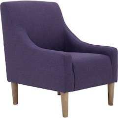 Shea Lounge Chair - Jitterbug Eggplant