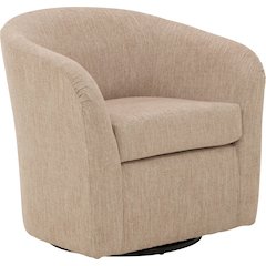 Tub Swivel Chair  - Hampden Blush Pink