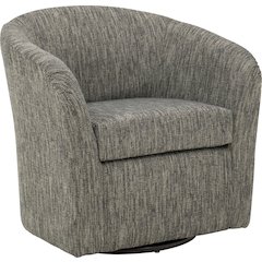 Tub Swivel Chair  - Hampden Charcoal