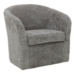 Tubs Swivel Chair  - Oslo Pewter