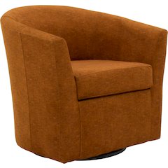 Windsor Swivel Chair  - Tangerine