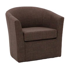 Windsor Swivel Chair  - Blake Truffle