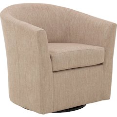 Windsor Swivel Chair  - Hampden Blush Pink