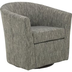 Windsor Swivel Chair  - Hampden Charcoal