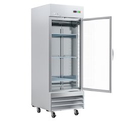 29 in. One Glass Door Reach-In Freezer 23 cu ft.