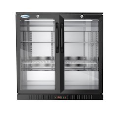 35 in. Two-Door Back Bar Refrigerator - 7.4 Cu Ft.