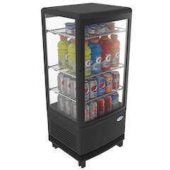 17 in. Black Countertop Display Refrigerator - 3 Cu Ft.