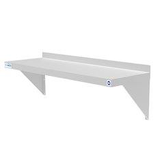 12" x 36" 18-Gauge Stainless-Steel Heavy Duty Wall Shelf