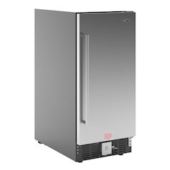15 in. Small Stainless Steel Built-In Refrigerator and Beverage Cooler, 3 cu. Ft