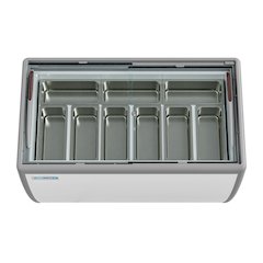 50in. Gelato Dipping Cabinet Display Freezer with Sliding Glass Door, 13 cu. ft.