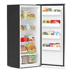 21 cu. ft. Upright Convertible Refrigerator/Freezer in Silver