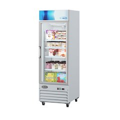 27 in. 1-Door Commercial Display Merchandiser Freezer 13 cu. ft. in White