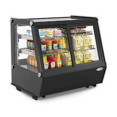 28 in. Self-Service Countertop Display Refrigerator in Black