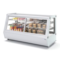 48 in. Self-Service Countertop Display Refrigerator in White