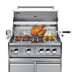 30 in. Built-in Liquid Propane BBQ Grill for Outdoor Kitchen in Stainless-Steel