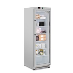 12 Cu. ft. Freezer with Glass Door in Stainless Steel - Manual Defrost