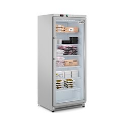 21 Cu. Ft. Freezer with Glass Door in Stainless Steel - Manual Defrost