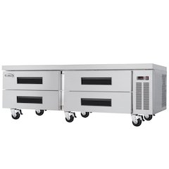 72 in. Chef Base Refrigerator Storage Cabinet for Cold Foods, Fresh Ingredients