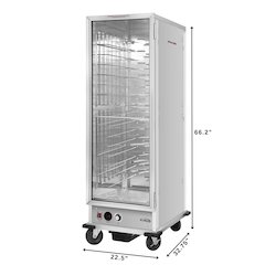 33 in. Non-Insulated Heated Holding Cabinet