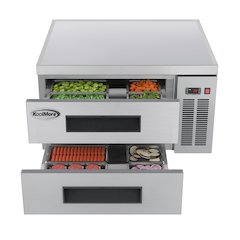 36 in. Chef Base Refrigerator Storage Cabinet for Cold Foods, Fresh Ingredients