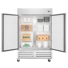 54 in. Two-Door Convertible Reach-In Refrigerator/Freezer