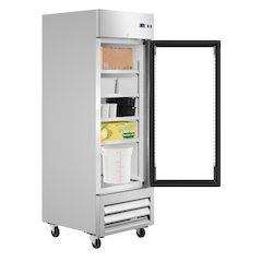 27in. One Glass Door Convertible Reach-In Refrigerator/Freezer