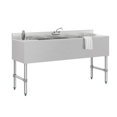 60 in. Three-Compartment Bar-Sink