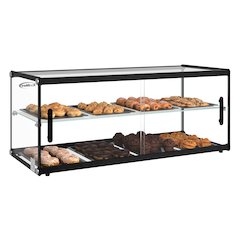 36 in. 2 Tiered Pastry Display Case